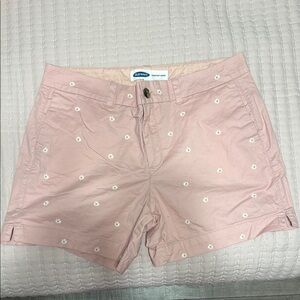 Old Navy Pink Floral Everyday Shorts